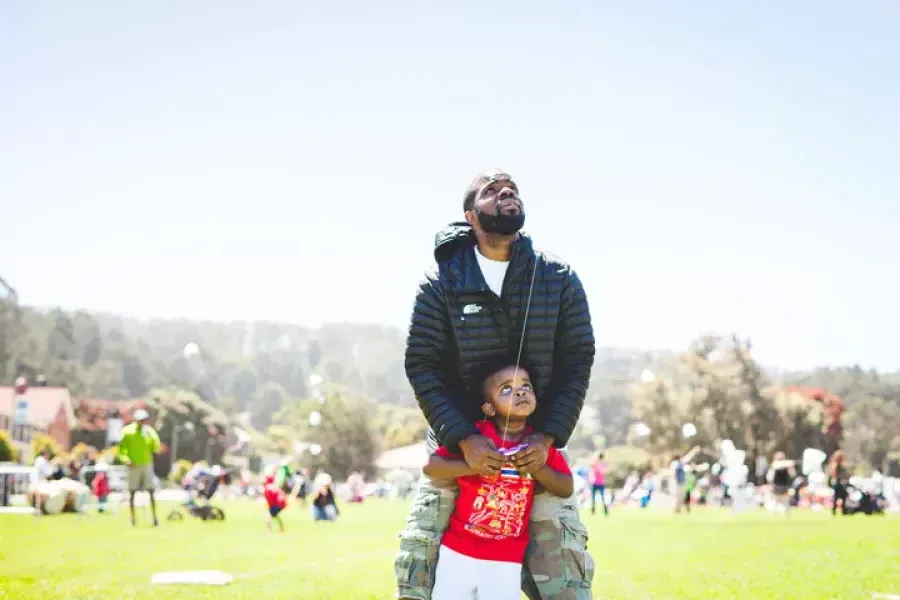 Family at Presidio Kite Festival